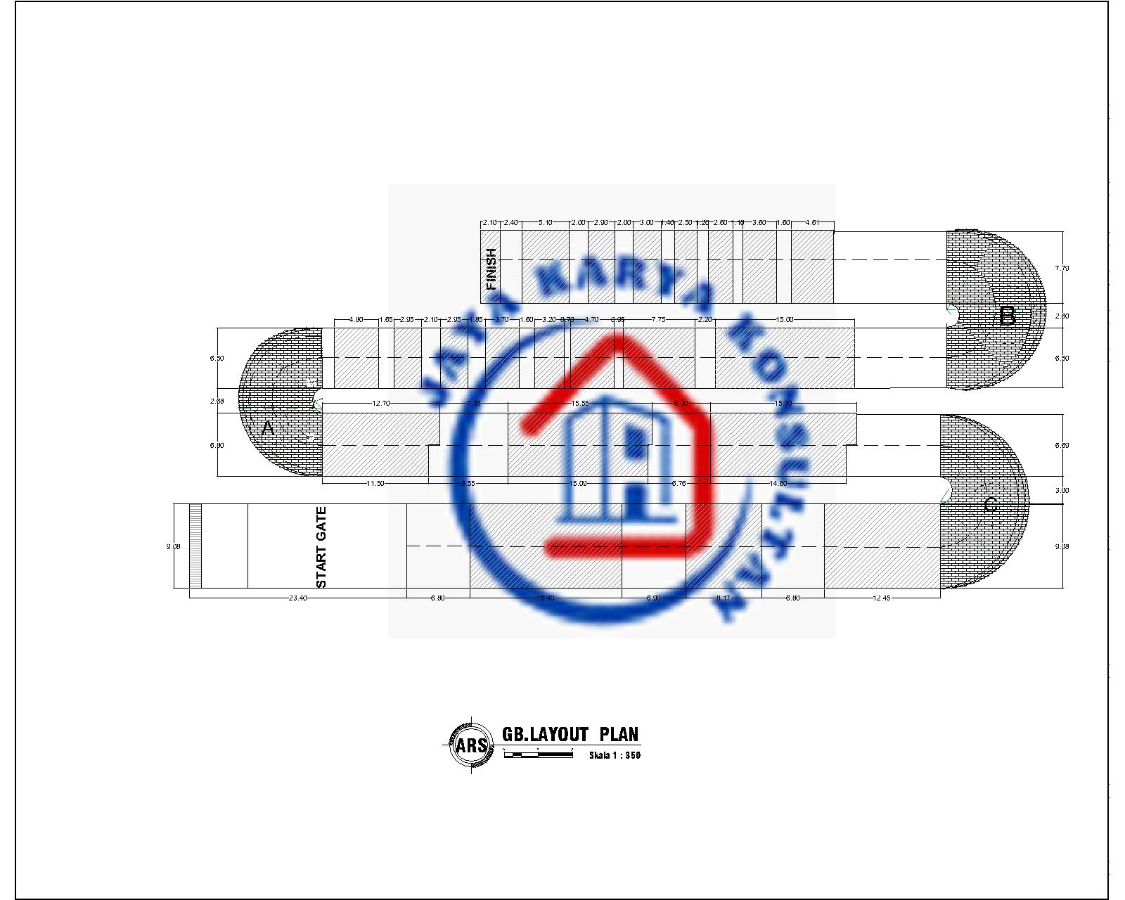 Perencanaan Pembangunan Paving Sirkuit BMX